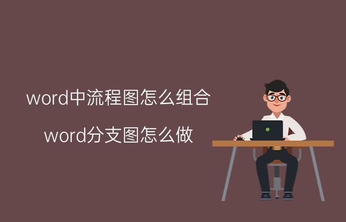 word中流程图怎么组合 word分支图怎么做？